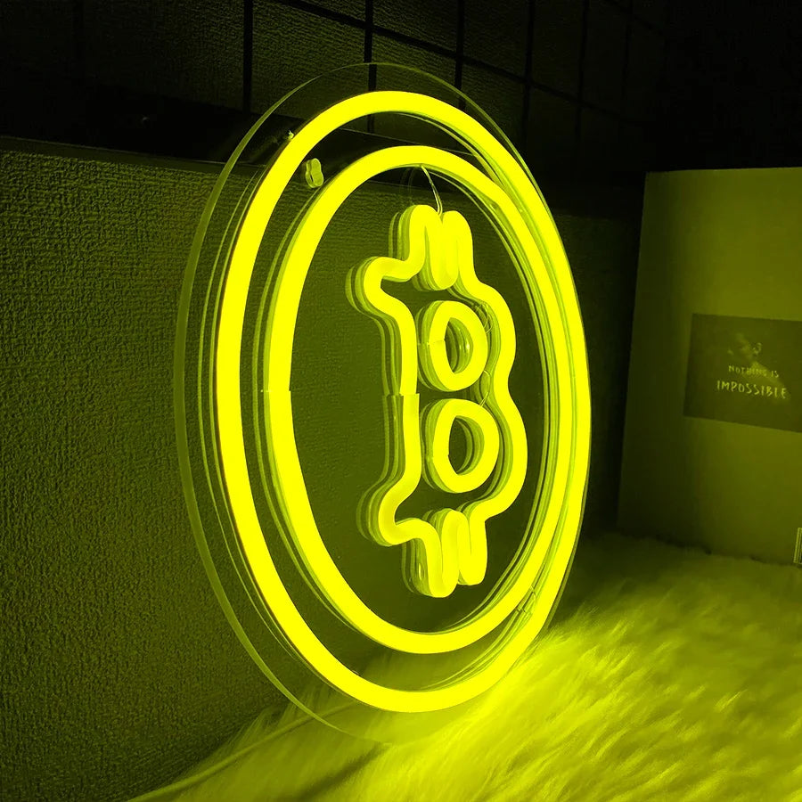 Bitcoin Neon Sign