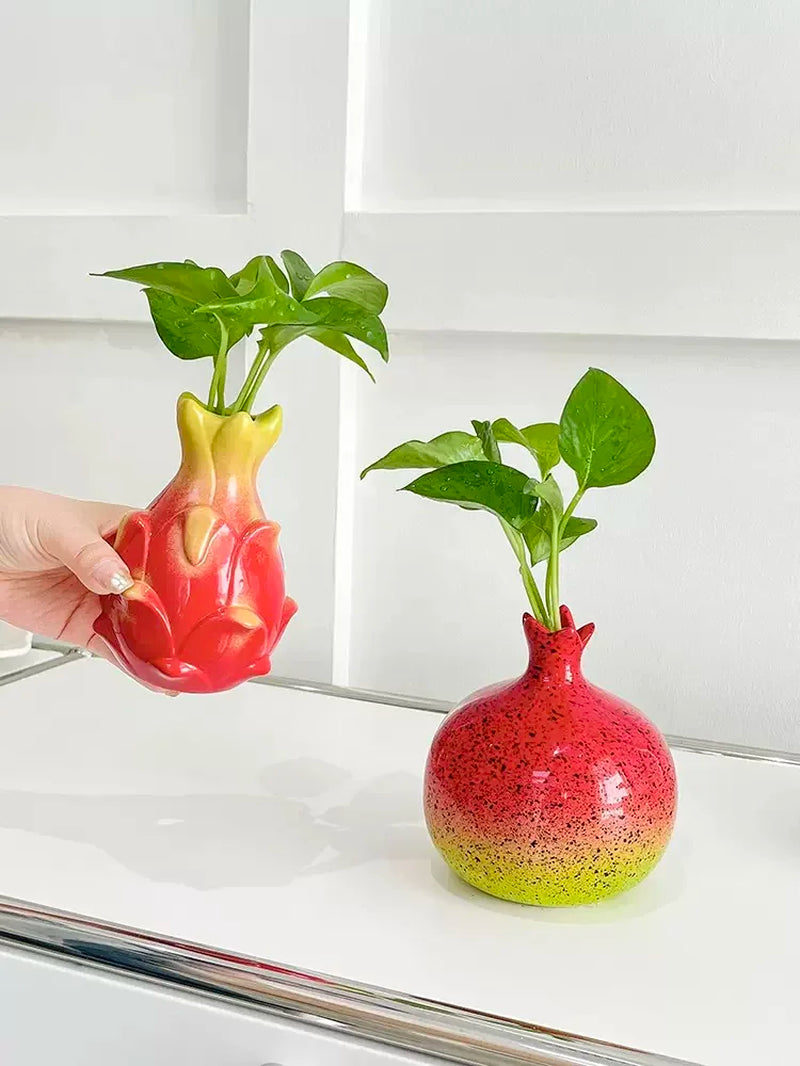 Ceramic Fruit Vase