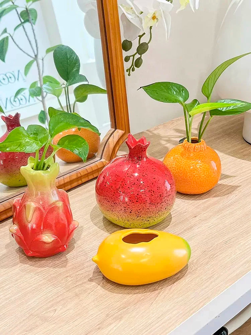 Ceramic Fruit Vase