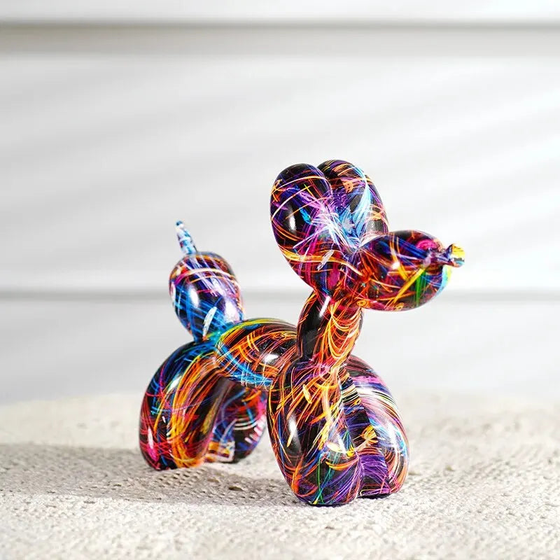 Resin Graffiti Balloon Dog