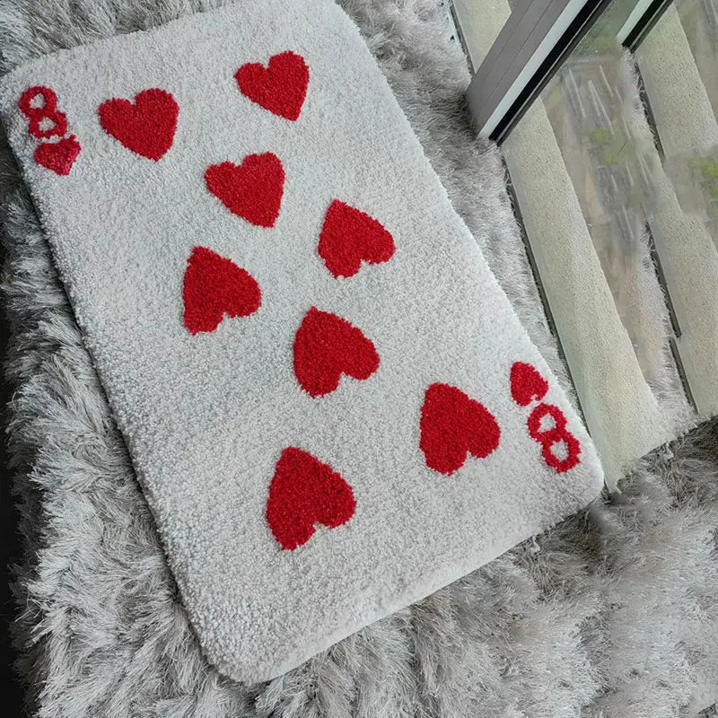 Card 8 of Hearts Rug