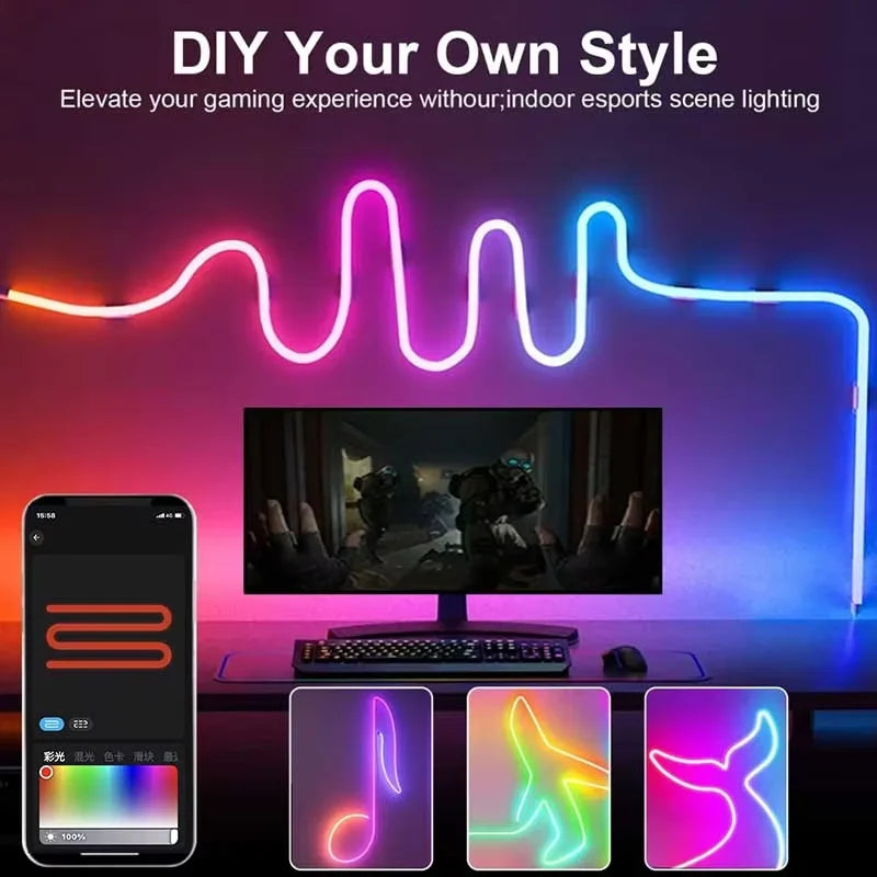 Neon LED Strip - RGBIC