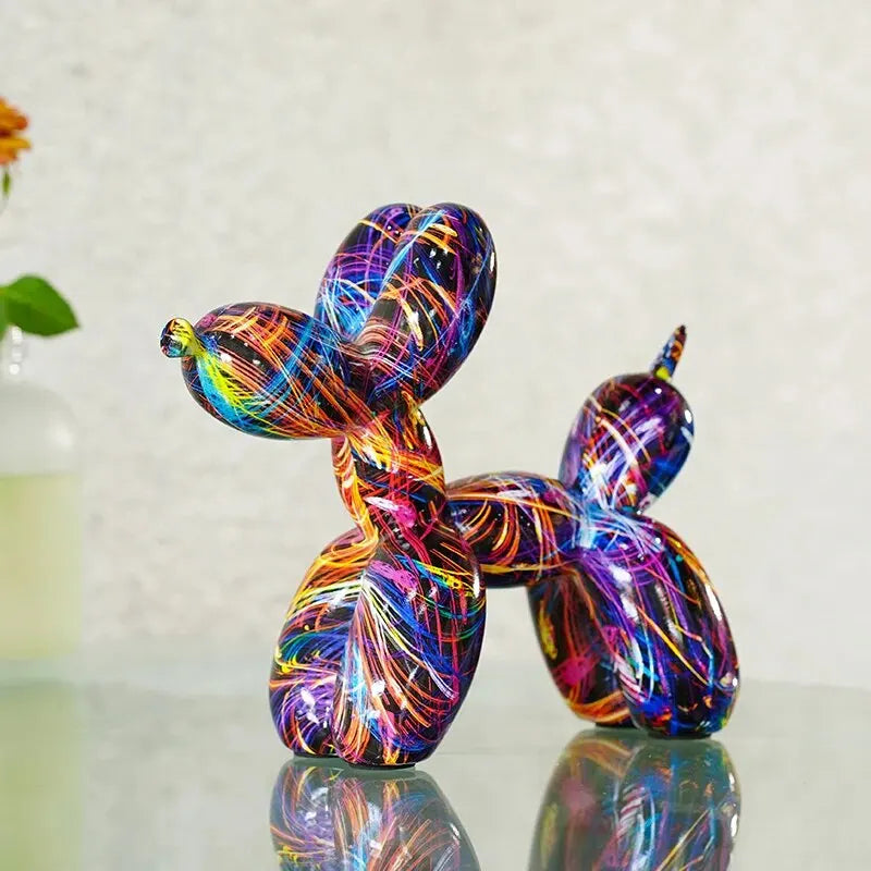 Resin Graffiti Balloon Dog