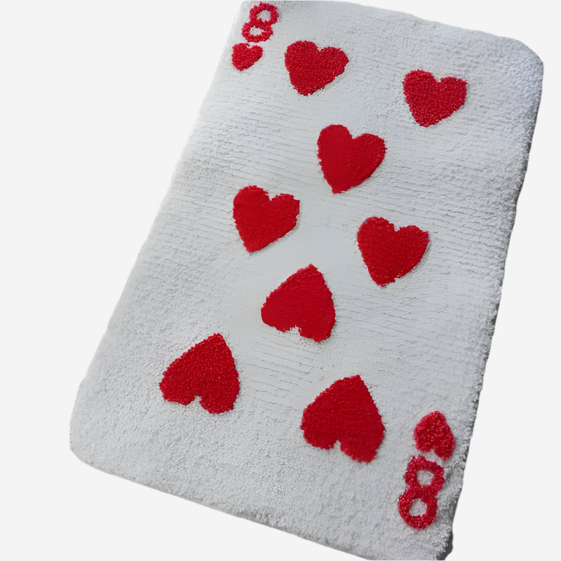 Card 8 of Hearts Rug