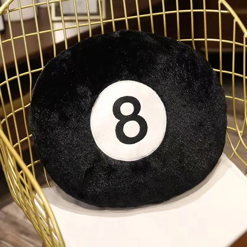 Billiards 8 Ball Pillow