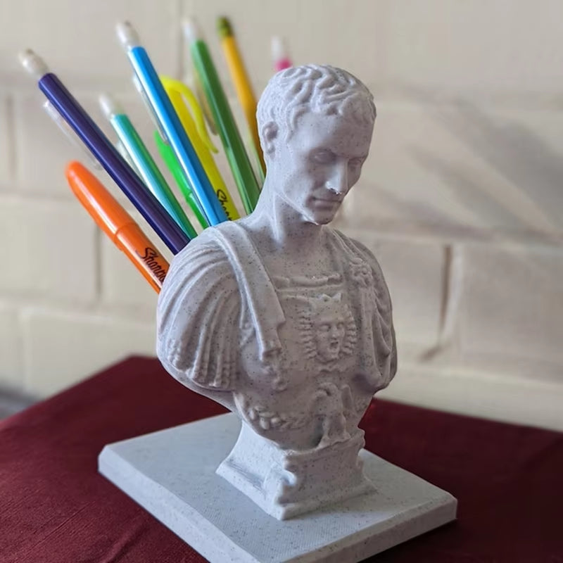 Julius Caesar Desk Pen Holder