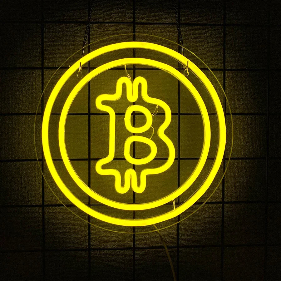 Bitcoin Neon Sign