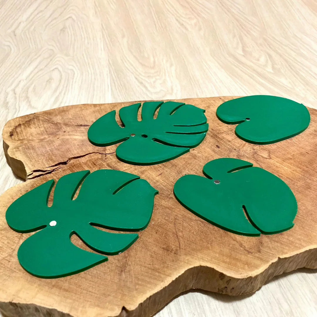 Monstera Coasters Set