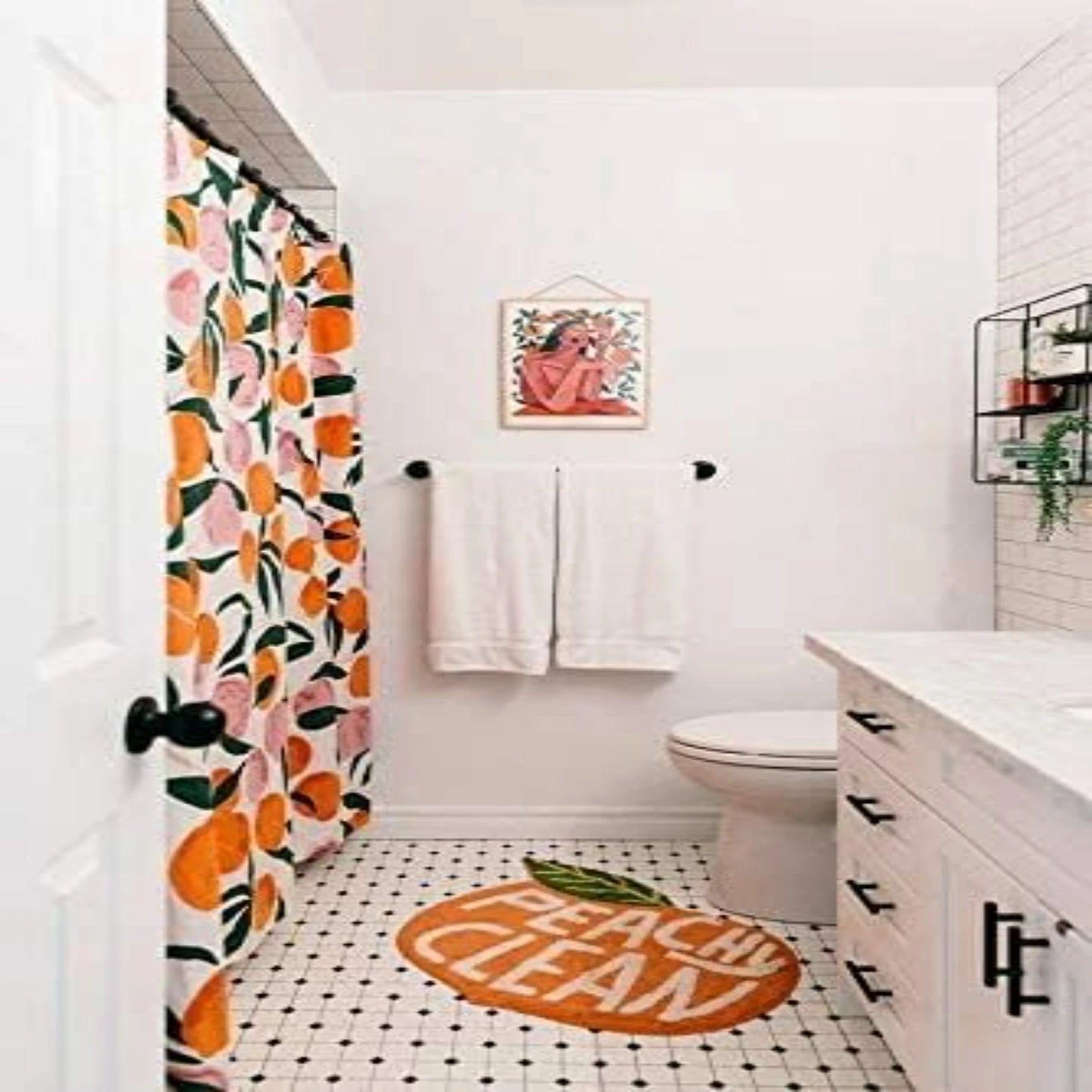 Peachy Peach Rug