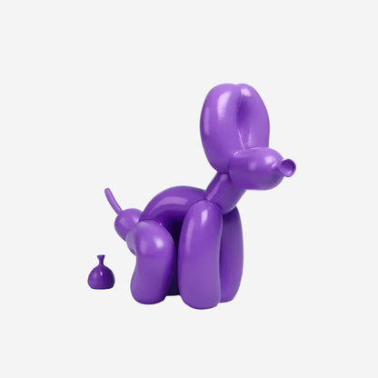 Modern Nordic Poop Balloon Dog Sculpture Resin Animal Puppy Statue Home Decoration Crafts Living Room Sculptures and Figurines