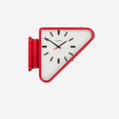 Triangle Two-Sided Wall Clock