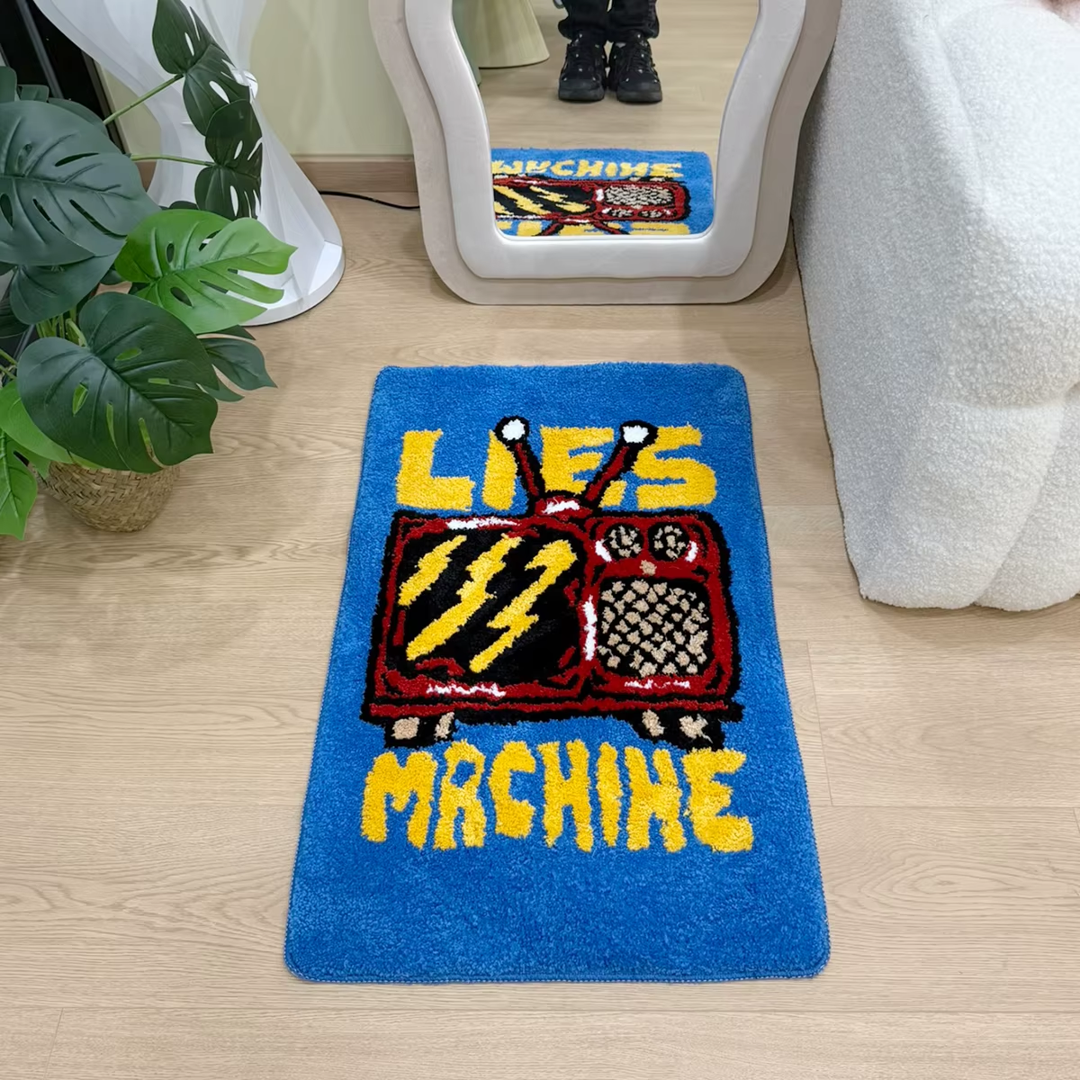 Lies Machine Fluffy Carpet