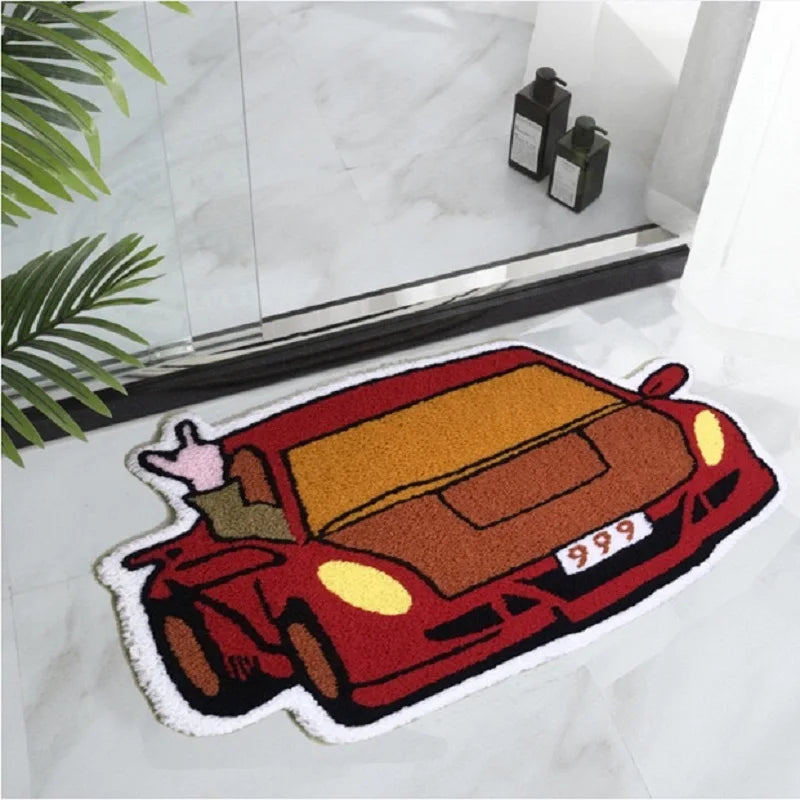 Car Fluffy Rug