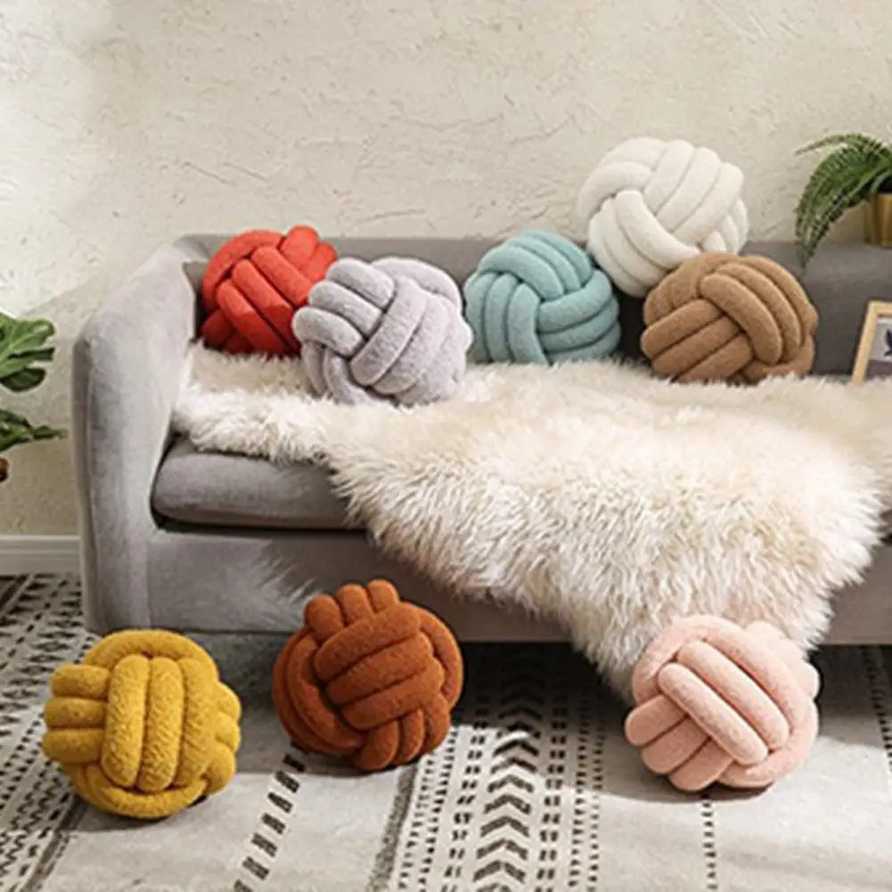 Knotted Ball Pillow