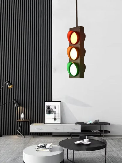 Traffic Light Chandelier