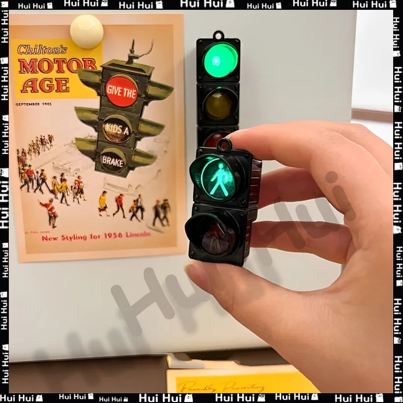 Traffic Light Refrigerator Magnet