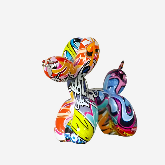 Resin Graffiti Balloon Dog