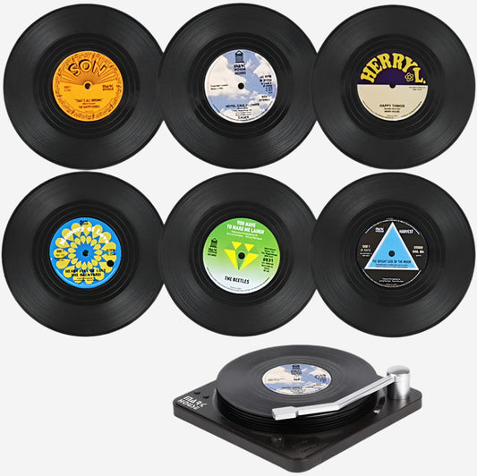 Vinyl Coasters 