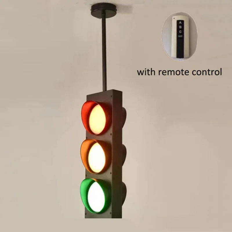 Traffic Light Chandelier