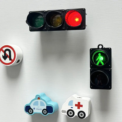 Traffic Light Refrigerator Magnet