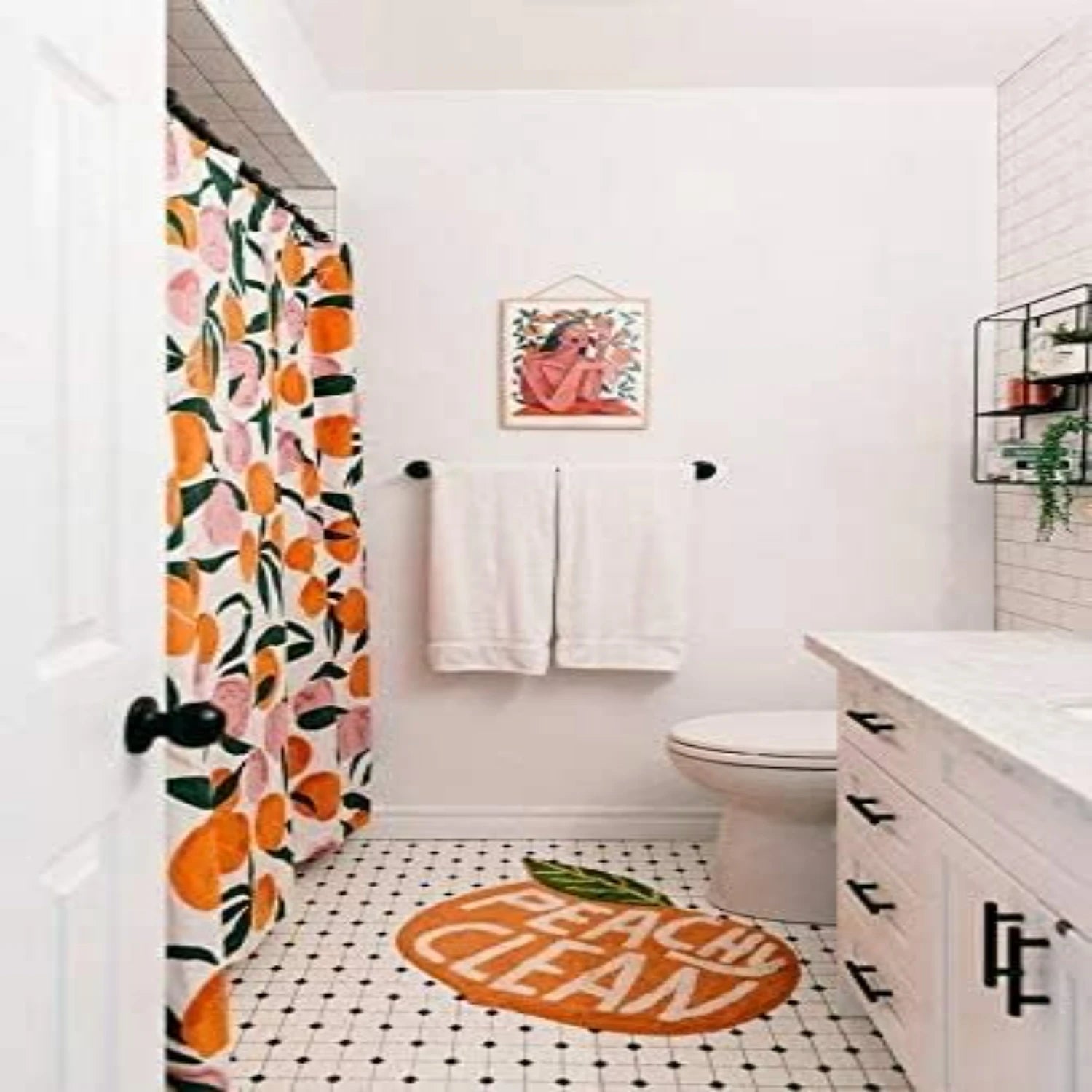 Peachy Peach Rug