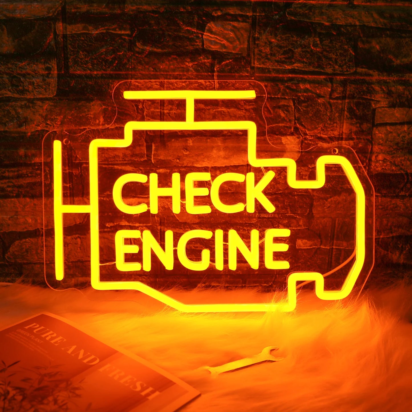 Check Engine Neon Sign
